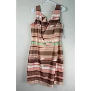 ANTONIO MELANI | Dresses | Antonio Melani Womens Pastel Colors Striped Cocktail  Dress Sz 2 Weddingguest | Poshmark